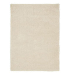 Plain Ivory Rug, Shaggy Living Room Rug, Modern Stain-Resistant Dining Room Rug, 37mm Thick Ivory Rug-120Cm X 170Cm - thumbnail 1