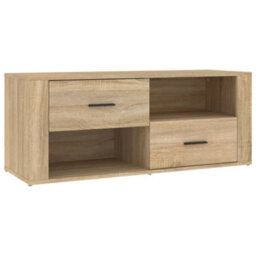 Walplus Tv Cabinet Sonoma Oak 100X35X40 Cm Engineered Wood - thumbnail 2