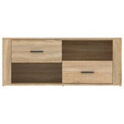 Walplus Tv Cabinet Sonoma Oak 100X35X40 Cm Engineered Wood - thumbnail 6