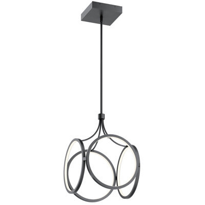 Luminosa Lighting Luminosa Kichler Ciri Integrated Led Pendant Ceiling Light Matte Black, 3000K - image 1