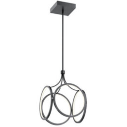 Luminosa Lighting Luminosa Kichler Ciri Integrated Led Pendant Ceiling Light Matte Black, 3000K - thumbnail 1