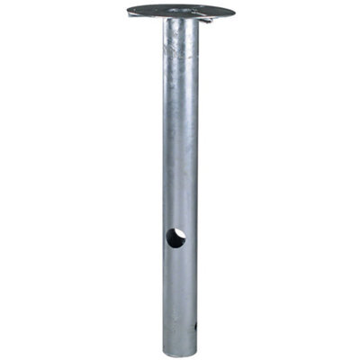 Nordlux Base For Garden Poles Outdoor Patio Terrace In Galvanized (Height) 50Cm - image 1