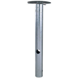 Nordlux Base For Garden Poles Outdoor Patio Terrace In Galvanized (Height) 50Cm - thumbnail 1