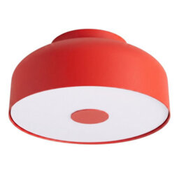 Sollux Lighting Omiq Steel/pvc Red 4 Lights Modern Ceiling Lamps