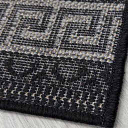 Greek Fret Hallway Runner Rug - Hardwearing, Non-Slip & Durable Carpet For Hall, Kitchen & Corridor - thumbnail 2
