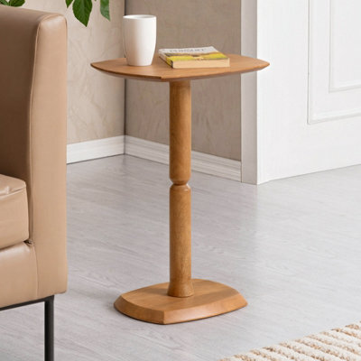 MH London Firma Side Table Solid Wood Bedside Table For Living Room And Bedroom - image 1
