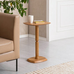 MH London Firma Side Table Solid Wood Bedside Table For Living Room And Bedroom - thumbnail 7