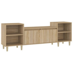 Berkfield Tv Cabinet Sonoma Oak 160X35X55 Cm Engineered Wood - thumbnail 2