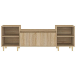 Berkfield Tv Cabinet Sonoma Oak 160X35X55 Cm Engineered Wood - thumbnail 6
