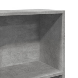 Berkfield Bookcase Concrete Grey 40X24X143 Cm Engineered Wood - thumbnail 7