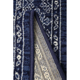 Melrose Colorama Medallion Pattern Navy Blue Traditional Indoor Runner Rug 067/200Cm - thumbnail 3
