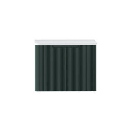 Royal Bathrooms Avenza 600mm Deep Moss Green Wall Hung Bathroom  Vanity Unit 1 Drawer Plain White Undrilled Worktop & No Basin - thumbnail 6