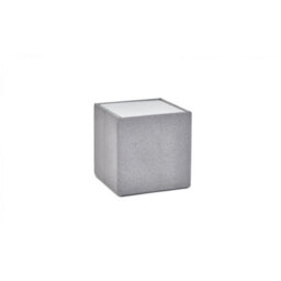 Ashfield Platinum Wool Effect Lamp Table - thumbnail 2