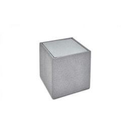 Ashfield Platinum Wool Effect Lamp Table - thumbnail 3