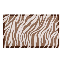Native Natural Brown Zebra Pattern Indoor & Outdoor Doormat - 70X40Cm - thumbnail 2