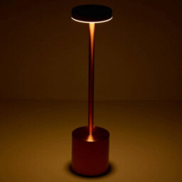 Urbn-Living Urbnliving Cordless Rechargeable Led Touch Table Lamp Dimmable Usb Night Light - Copper Set Of 2 - thumbnail 2