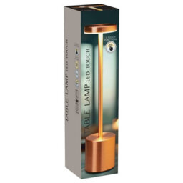 Urbn-Living Urbnliving Cordless Rechargeable Led Touch Table Lamp Dimmable Usb Night Light - Copper Set Of 2 - thumbnail 7