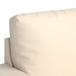 Furniture in Fashion Baltic Faux Leather 2 Seater Sofa In Ivory - thumbnail 9