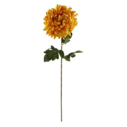 Leaf 65Cm Orange And Black Flower Arrangement Glass Vase - thumbnail 2