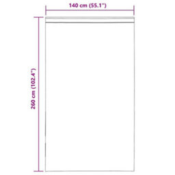 Berkfield Voile Curtains With Tab Top 2 Pcs Brown - thumbnail 9