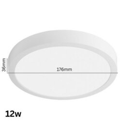 B2C Surface-Mounted Led Ceiling Light Round 12W - thumbnail 6