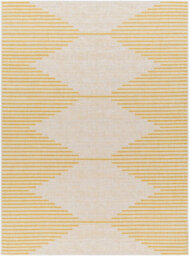 Livabliss Eagean-Global Yellow Ivory Off-White In- & Outdoor Rug 130 X 180 Cm Easy Care, Non Shedding