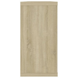 Berkfield Wall Cube Shelf 4 Pcs Sonoma Oak 100X15X30 Cm Engineered Wood - thumbnail 7