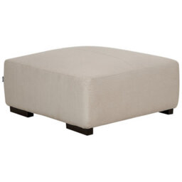 Wyld And Coco Beige Jumbo Corduroy Ottoman 80 X 80 X 35 Cm Square Pouffe For Modern Living Room - thumbnail 4