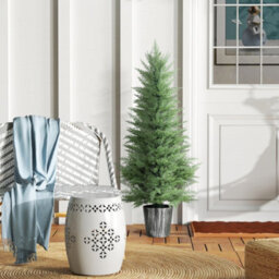 Homcom Set Of 2 Artificial Cypress Trees With Pe Leaves For Outdoor Indoor - thumbnail 8