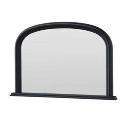 Yearn Overmantle Arched Contemporary Mirror Black 112(W)X77Cm(H) - thumbnail 2