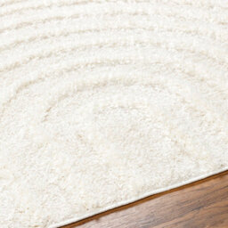 Livabliss Rodos-Modern Beige White Soft Plush Pile Living Bedroom Rug 160 X 213 Cm Easy Care, Non Shedding - thumbnail 3