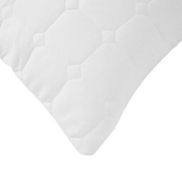 Living And Home Elegant Polyester Pillowcase Soft Bedding Pillow Cover Hotel Quality Purfe White - thumbnail 5