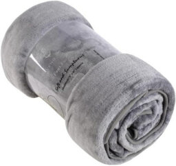 Gc Gaveno Cavailia Luxury Faux Fur Throw 150X200 Cm Silver Fleece Blanket For Double Bed & Sofa Bed