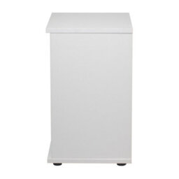 Urbn-Living Urbnliving Height 49Cm 2 Drawer Wooden Bedroom Bedside Cabinet Colour White Carcass And White Drawers No Handle Nightstand - thumbnail 2