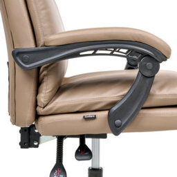 Beliani Executive Chair Serene Faux Leather Brown - thumbnail 8