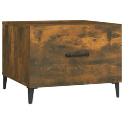 Walplus Coffee Tables With Metal Legs 2 Pcs Smoked Oak 50X50X40 Cm - thumbnail 6