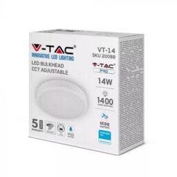 14W Led Dome Ceiling Circular Light, Cct:3In1, Ip65,5 Yrs Warranty, Samsung Chip, 315mm Diax 75mm H - thumbnail 2