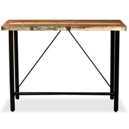 Vidaxl Bar Table Solid Reclaimed Wood 120X60X107 Cm - thumbnail 2