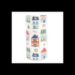 Christmas Street Gingerbread Cookie Tube Candle Festive Glass Candle - thumbnail 5