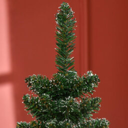 Homcom 5.5Ft Artificial Snow Dipped Christmas Tree Home Indoor Decoration Green - thumbnail 8