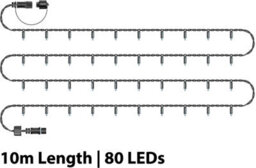 Eagle Connect String Lights Black Rubber Ip65 10M/80 Led Copper Gold - thumbnail 2