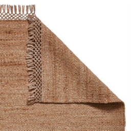 Beige Plain Handmade Kilim Modern Rug For Bedroom & Living Room-120Cm X 170Cm - thumbnail 4