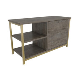 Decorotika Muskegon Tv Stand Tv Unit For Tv's Up To 63 Inch Gold Wenge - thumbnail 4