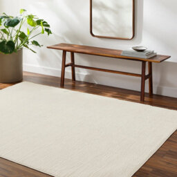 Livabliss Freud-Modern Ivory Off-White High Pile Living Dining Bedroom Rug 200 X 275 Cm Easy Care, Non Shedding - thumbnail 2