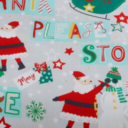 Bedlam Santa Please Stop Here Glow In The Dark Duvet Cover Set - thumbnail 3