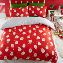 Bedlam Santa Please Stop Here Glow In The Dark Duvet Cover Set - thumbnail 4