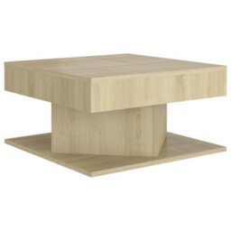 Vidaxl Coffee Table Sonoma Oak 57X57X30 Cm Engineered Wood Coffee Tables