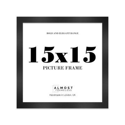 "7X7"" Turquoise Picture Frame - 7X7"" Square Frame With 5X5"" Mount For 7X7""/5X5"" Pictures Moderrn Style Thin Edge, 1 Pack" - image 1