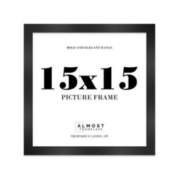 "7X7"" Turquoise Picture Frame - 7X7"" Square Frame With 5X5"" Mount For 7X7""/5X5"" Pictures Moderrn Style Thin Edge, 1 Pack" - thumbnail 1