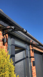 Canofix UK Canofix Door Canopy Pc 1200 Width X 650 Projection (Black Bracket - Clear Sheet) - thumbnail 3